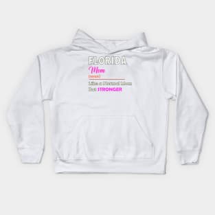 Florida Stronger Mom Kids Hoodie